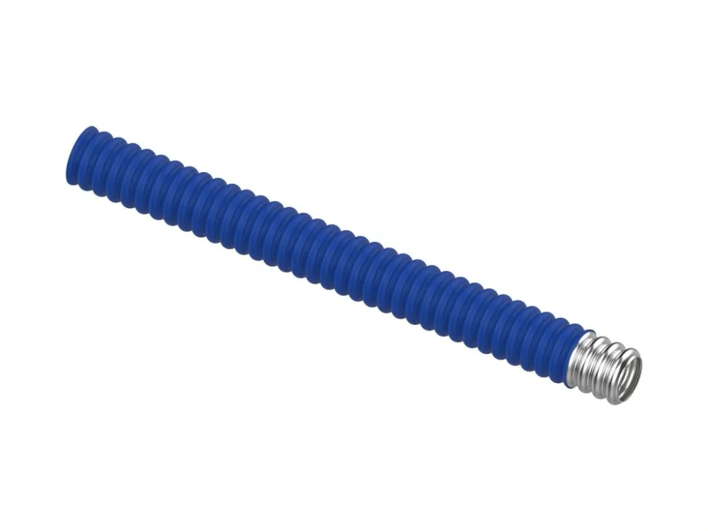 Merabell AQUA PROFI trubka DN12/0,3mm, 3m, v tyčích, vlnitá, s opláštěním, nerez ocel, modrá