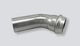 H-LINE INOXPRESS 15 oblouk 45° M x F