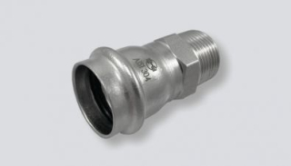 H-LINE INOXPRESS 15 x 1/2" vsuvka přechodová s vnějším závitem F x Fil.M