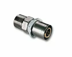 IVAR.PT 5608Přechodka PRESS - závit vnější - 1/2"Mx16
