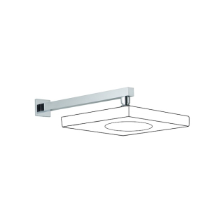 Jika CUBITO H3664200040001 sprchové rameno, 35 cm, chrom